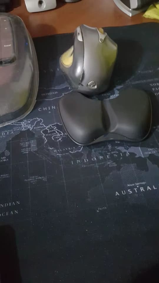 A Striva wrist rest setup